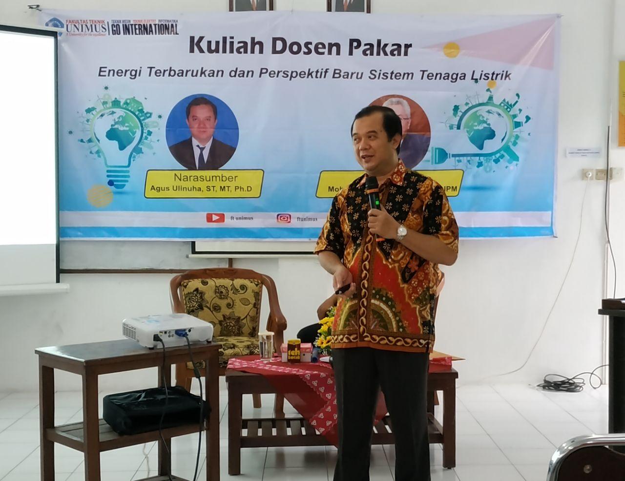Agus Ulinuha. ST. MT., P.hD., Dosen Teknil Elektro auniversitas Muhammadiyah Surakarta (UMS).